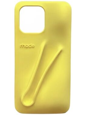 RHODE Yellow Silicone iPhone Case with Raised Grip Detail